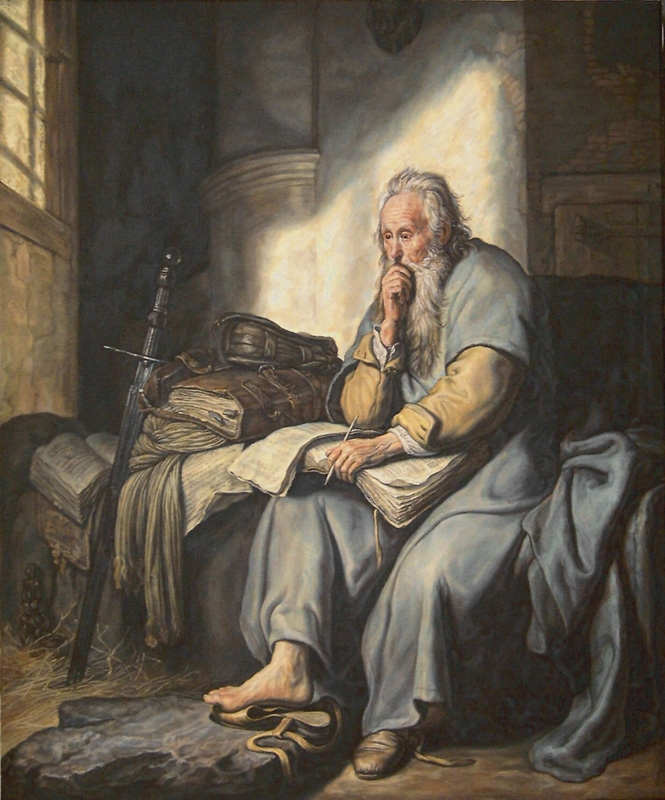 Paulus i fengsel Rembrandt